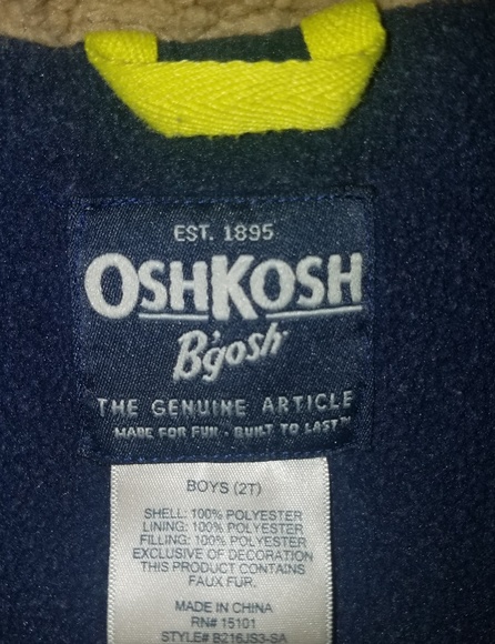 ☃️🍬Oshkosh camo puffer winter jacket - Picture 3 of 4